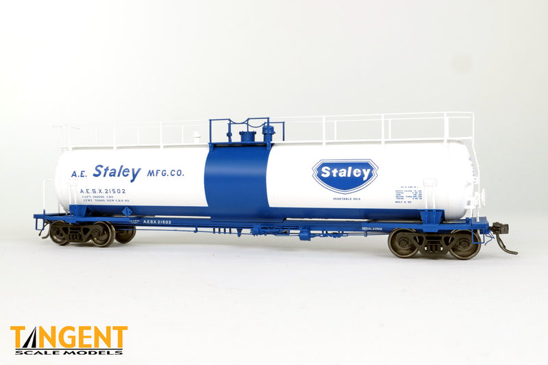 Chargez l'image dans la visionneuse de la galerie, Tangent Scale Models HO Wagon-citerne NACC 1963-Design 20,500 Gallon Non-isolé - Staley - AESX
