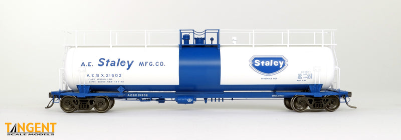 Chargez l'image dans la visionneuse de la galerie, Tangent Scale Models HO Wagon-citerne NACC 1963-Design 20,500 Gallon Non-isolé - Staley - AESX
