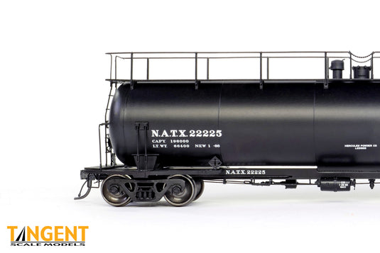 Tangent Scale Models HO Wagon-citerne NACC 1963-Design 20,500 Gallon Non-isolé - NATX - Location