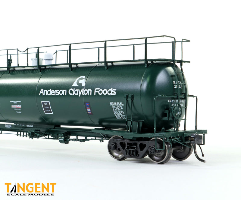 Chargez l'image dans la visionneuse de la galerie, Tangent Scale Models HO Wagon-citerne NACC 1963-Design 20,500 Gallon Non-isolé - NATX - Anderson Clayton Foods
