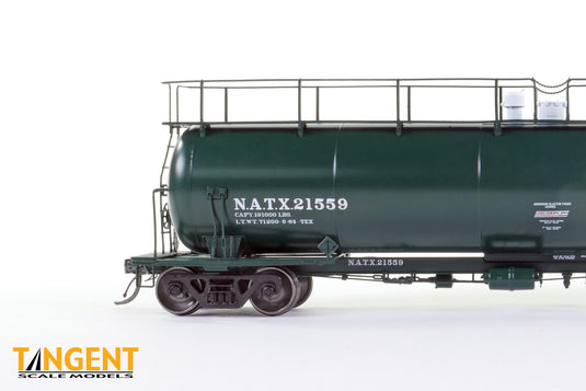Tangent Scale Models HO Wagon-citerne NACC 1963-Design 20,500 Gallon Non-isolé - NATX - Anderson Clayton Foods