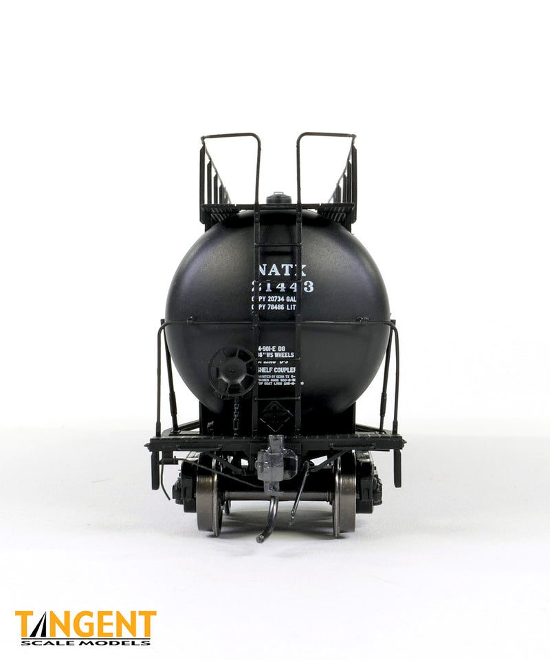 Chargez l'image dans la visionneuse de la galerie, Tangent Scale Models HO Wagon-citerne NACC 1963-Design 20,500 Gallon Non-isolé - NATX - Location 1990+
