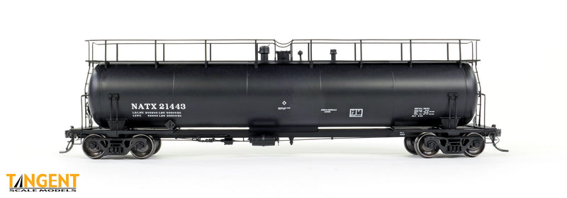 Chargez l'image dans la visionneuse de la galerie, Tangent Scale Models HO Wagon-citerne NACC 1963-Design 20,500 Gallon Non-isolé - NATX - Location 1990+
