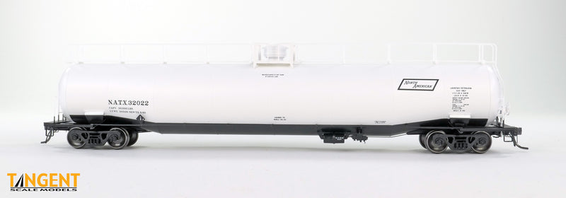 Chargez l'image dans la visionneuse de la galerie, Tangent Scale Models HO Wagon-citerne NACC 1963-Design 30,000 Gallon double paroi GPL/AA - NATX - Location
