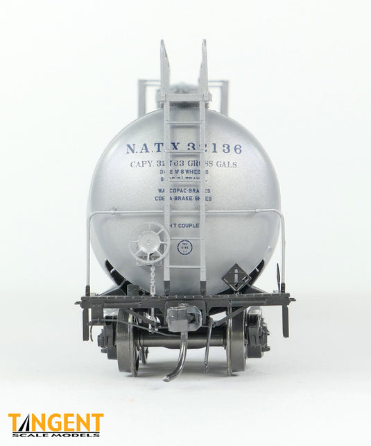 Tangent Scale Models HO Wagon-citerne NACC 1963-Design 30,000 Gallon double paroi GPL/AA - NATX - Murphy SPUR Delivery 1965