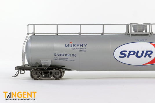 Tangent Scale Models HO Wagon-citerne NACC 1963-Design 30,000 Gallon double paroi GPL/AA - NATX - Murphy SPUR Delivery 1965
