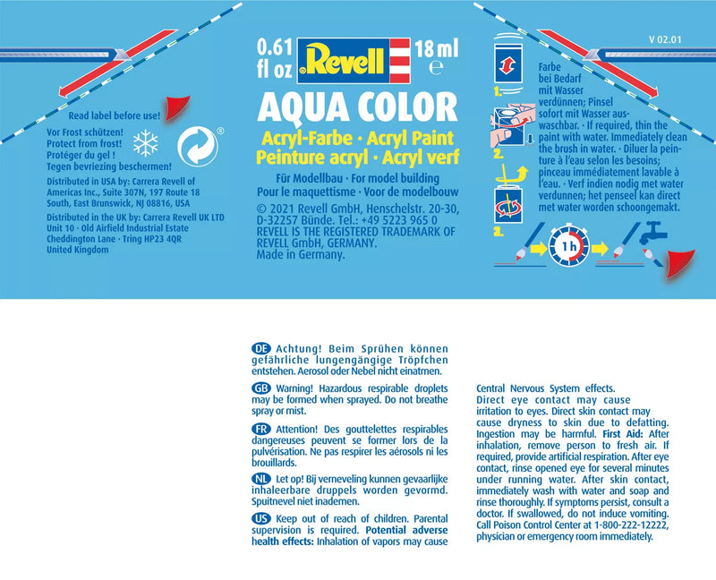 Chargez l'image dans la visionneuse de la galerie, Revell Aqua Color Acrylic Paint 18ml - Metallic "Gold"
