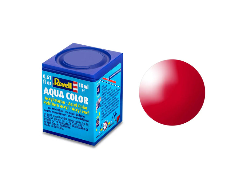 Chargez l'image dans la visionneuse de la galerie, Revell Aqua Color Acrylic Paint 18ml - Gloss "Italian Red"
