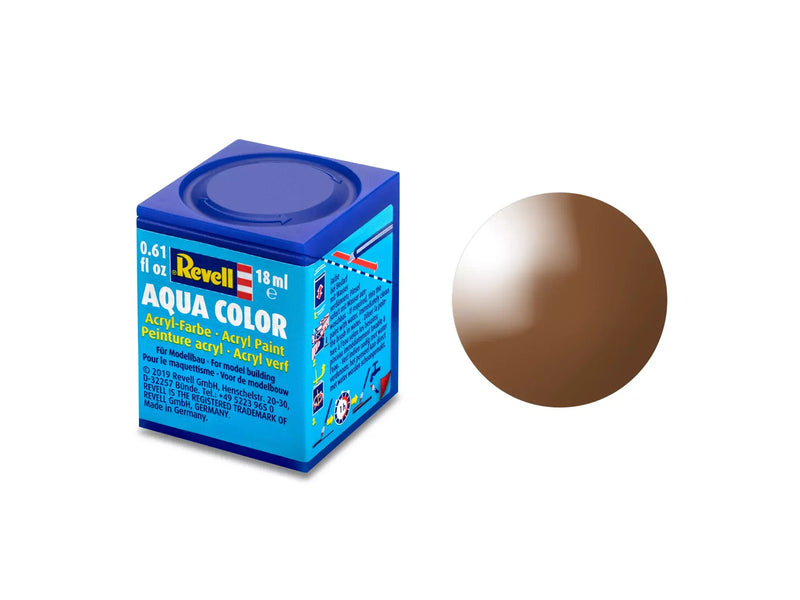 Chargez l'image dans la visionneuse de la galerie, Revell Aqua Color Acrylic Paint 18ml - Gloss "Mud Brown"
