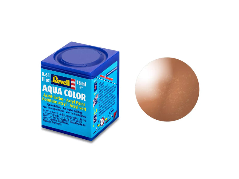 Chargez l'image dans la visionneuse de la galerie, Revell Aqua Color Acrylic Paint 18ml - Metallic "Copper"
