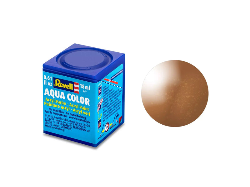 Chargez l'image dans la visionneuse de la galerie, Revell Aqua Color Acrylic Paint 18ml - Metallic "Bronze"
