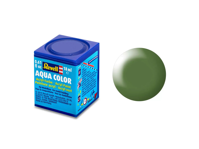 Chargez l'image dans la visionneuse de la galerie, Revell Aqua Color Acrylic Paint 18ml - Silk "Greenish Gray"
