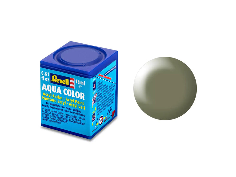 Chargez l'image dans la visionneuse de la galerie, Revell Aqua Color Acrylic Paint 18ml - Silk "Greyish Green"
