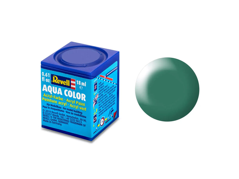 Chargez l'image dans la visionneuse de la galerie, Revell Aqua Color Acrylic Paint 18ml - Silk "Patina Green"
