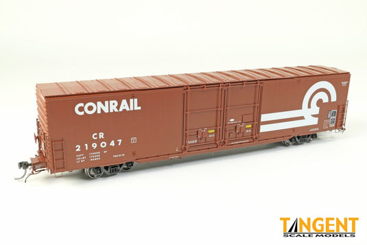 Tangent Scale Models HO Conrail (CR) “932B Repaint 1976+ Large Logo” Greenville 6,000CuFt 60′ Double Door Box Car