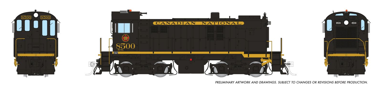 Rapido Trains HO MLW S-13 (DCC/Sound): CNR | Modèle B.T – Modèle B.T.