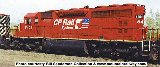Bowser Executive HO GMD SD40 - w/DCC & Sound - CP Rail (Dual Flag Ex QNS&L)