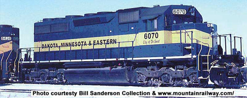 Bowser Executive HO GMD SD40 - w/DCC & Sound - Dakota, Minnesota & Eastern