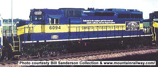 Bowser Executive HO GMD SD40 - w/DCC & Sound - Dakota, Minnesota & Eastern