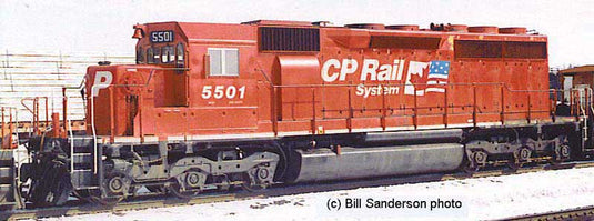 Bowser Executive HO GMD SD40 - w/DCC & Sound - CP Rail (Dual Flag)