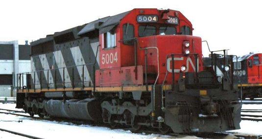 Bowser Executive HO GMD SD40 - w/DCC & Sound - Canadian National (Zebra Stripes)