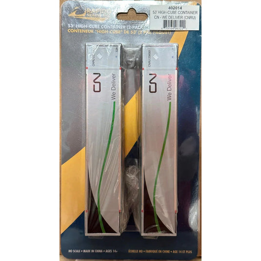 Rapido HO 53' High-cube Container : CN - We Deliver (2-pack)