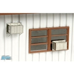 Atlas HO Window-Mounted Air Conditioners - Etched-Metal Kit - pkg(12)