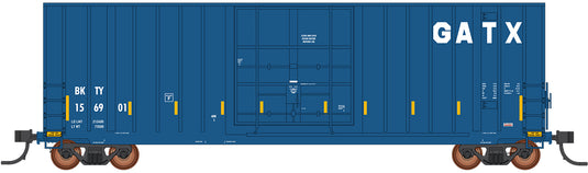 Intermountain HO Gunderson 50' Hi-Cube Boxcars w/Modern Ends - GATX/BKTY