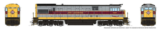 Rapido Trains HO GE U33C w/DCC & Sound - Erie Lackawanna