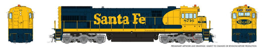 Rapido Trains HO GE U36C w/DCC & Sound - Santa Fe