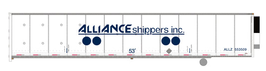 Bowser HO – Remorque RoadRailer Smooth-Wall – Alliance Shippers Inc.