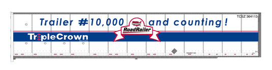 Bowser HO – Remorque RoadRailer commémorative « 10 000e » – Triple Crown Services (TCSZ)