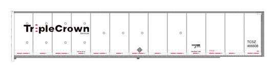 Bowser HO Scale RoadRailer DuraPlate Trailer, Medium Logo – Triple Crown Services NS