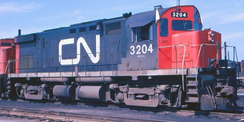 Rapido Trains HO Scale MLW C-424 (DC/DCC/Sound): CN Rail (Noodle)
