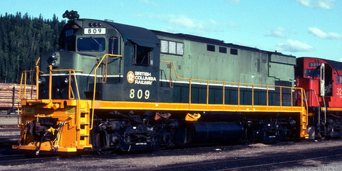 Rapido Trains HO Scale ALCO C-425 (DC/DCC/Sound): BC Rail (Two-Tone Green)