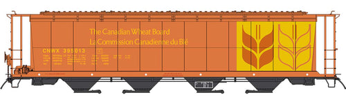 Intermountain HO Cylindrical Hoppers w/Trough Hatch - Canadian Wheat Board/CNWX