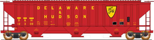 Intermountain HO PS 4750 3-Bay Covered Hopper - Delaware & Hudson