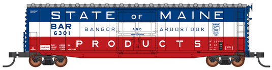 Intermountain HO PS-1 50ft Boxcars with Plug Doors & Cushion Underframe - BAR / State of Maine