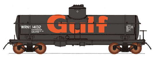 Intermountain HO ACF Type 27 Riveted 8000-Gallon Tank Car - Gulf / WWRNX