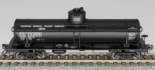 Intermountain HO ACF Type 27 Riveted 8000-Gallon Tank Car - Canadian General Transit Co.