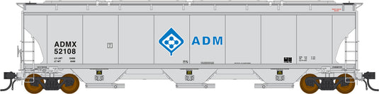Intermountain HO Trinity 5161 3-Bay Covered Hoppers - ADM