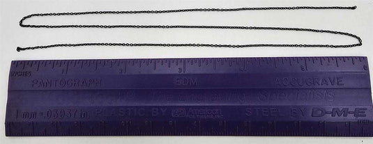 Tichy Train Group HO Blackened Brass Chain - 23 Links Per Inch, 18