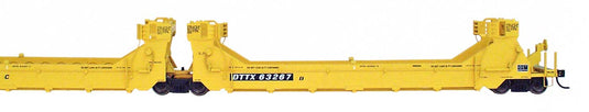 Intermountain HO Twin Stack Well Cars - 5 Car Articulated Set (Former A-Line) - TTX / Trailer-Train