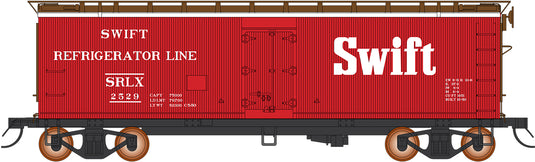 Intermountain HO FGE Wood Refrigerator Cars - Swift / SRLX