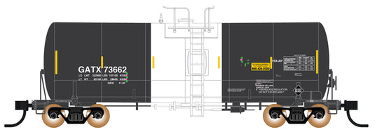 Intermountain HO Trinity 19,600 Gallon Tank Cars - GATX / White Band