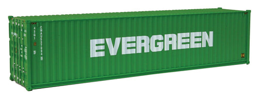 Walthers SceneMaster HO 40' Hi Cube Corrugated Side Container - Evergreen