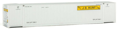 Walthers SceneMaster HO 53' Singamas Corrugated-Side Container - J.B. Hunt (white yellow black)
