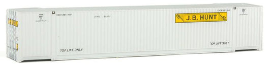 Walthers SceneMaster HO 53' Singamas Corrugated-Side Container - J.B. Hunt (white yellow black)