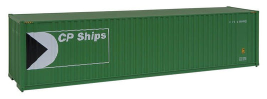 Walthers SceneMaster HO 40' Hi Cube Corrugated Container w/Flat Roof - CP Ships