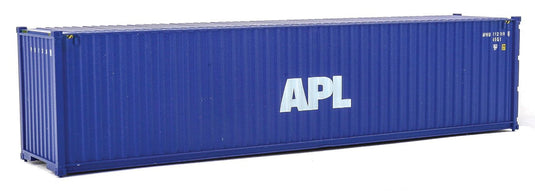 Walthers SceneMaster HO 40' Hi-Cube Corrugated-Side Container - American President Lines APL (blue white)